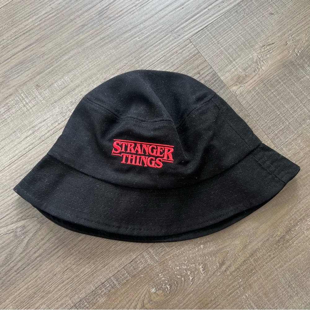 Stranger Things Black Bucket Hat by Netflix